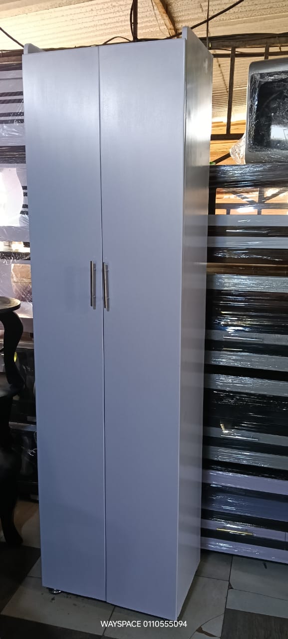 Modern Two-Door Wardrobe with Ample Storage